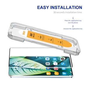 Protection d'écran en verre pour OPPO Find <span class=keywords><strong>X6</strong></span> <span class=keywords><strong>Pro</strong></span> ENKAY, installation facile, film en verre trempé à couverture intégrale avec colle latérale, pliage à chaud - Product Image 2