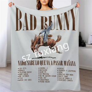 El mejor precio de fábrica 1000 Todos los diseños aceptan Peso personalizado Pluma <span class=keywords><strong>Karol</strong></span> <span class=keywords><strong>G</strong></span> Bad Rabbit Manta de lana suave - Product Image 2