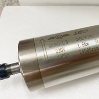 Broche de routeur CNC refroidie par eau GDZ65-1.5 1.5kw ER11, broyage 24000 tr/min 220V/380V, machine-outil