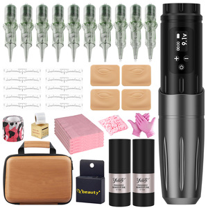Kit de maquillage permanent Ybeauty, stylo à tatouer sans fil P3, machine à sourcils avec aiguilles et encre pour le dessin et l'ombrage - Product Image 3