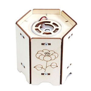 Lámpara de Escritorio Controlada por Voz, Kit de Construcción Robótica de Madera, Proyectos Eléctricos STEAM, Set de Ingeniería DIY, Juguete Científico STEM para la Escuela - Product Image 4