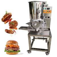Machine industrielle automatique de formage de galettes de burger/machine à fabriquer des tourtes à la viande/machine à fabriquer des nuggets