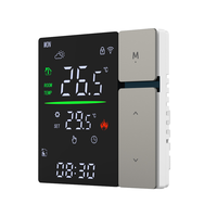 Termostato Inteligente WiFi Personalizable para Calefacción por Suelo Radiante, Control por Aplicación Tuya, Función de Conexión a Sistemas Eléctricos, Mezclador Termostático para PC