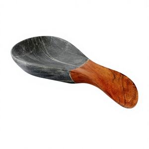 Marble & Acacia Wood Eco-Friendly Spoon Rest with Customizable Options for <b>Kitchen</b> <b>Utensils</b> (Spats Spoons Tongs) - Product Image 1