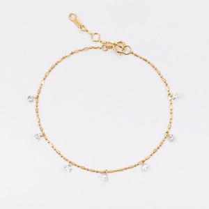 สร้อยข้อมือเพชรทรงกลมเจียระไนแบบบริลเลียนท์ 0.68 กะรัต ทองคำขาว 18K แท้ สไตล์มินิมอล |   เพชรทรงกลมเจียระไนแบบบริลเลียนท์ ผลิตในห้องปฏิบัติการ - Product Image 1