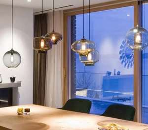 Escalier d'intérieur suspendu en verre OEM nordique loft lumière unique conçue à LED pour la chambre à coucher de la maison - Product Image 3