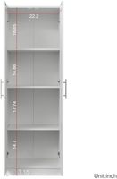 Armoire de rangement de luxe moderne avec porte plate pour la maison Vestiaire de chambre à coucher Produit Offre Spéciale-Meubles de chambre à coucher de maître au design simple