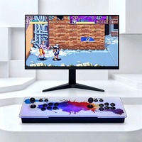 Console de jeu rétro classique connectée à la télévision, joystick de combat, machine de jeu plug & play pour salon