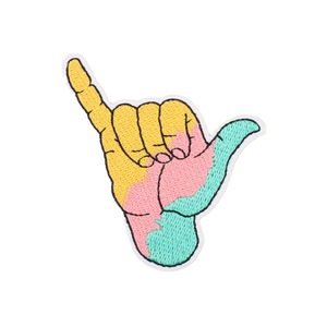 新款夏季波浪刺绣贴布贴纸喷雾自行车乌龟贴布批发 - Product Image 5