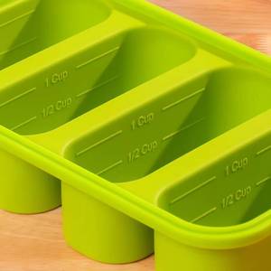 Moule à glaçons en silicone écologique à 4 cavités avec couvercle, pour glaçons Collins, à démoulage facile, pour la fabrication de glaçons longs - Product Image 1