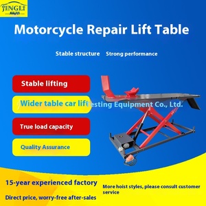 Mesin pengangkat gunting hidrolik, <span class=keywords><strong>lift</strong></span> pemeliharaan sepeda motor hidrolik elektrik berat & perpindahan besar - Product Image 5