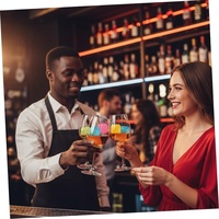 Glaçons en plastique réutilisables personnalisés en gros, paquet en vrac, pierres réfrigérantes réutilisables pour bars commerciaux et distribution de boissons