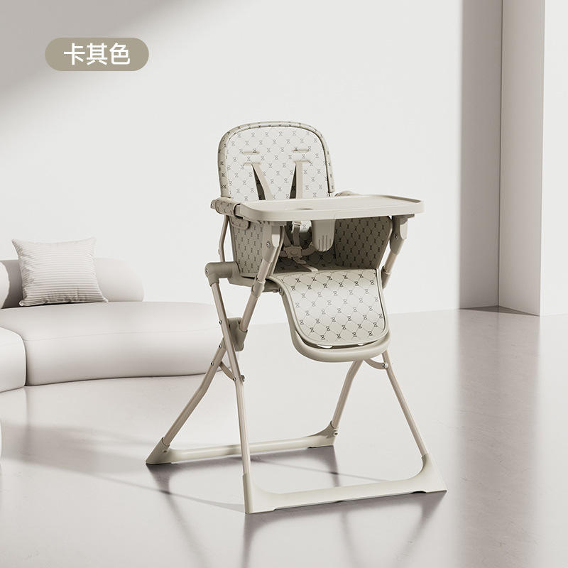 Chaise de salle à manger pliante facile, kaki