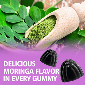 New Arrival Moringa Gummies Moringa 50:1 Extract Immune Antioxidant Support Beauty <b>Supplement</b> - Product Image 5