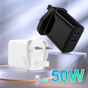 PD ที่ชาร์จแบบพกพา50W เร็วสุดๆพร้อมพอร์ต Type-C <span class=keywords><strong>2</strong></span>พอร์ตไฟสำหรับกล้องหูฟังโทรศัพท์มือถือ - Product Image 3