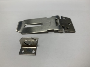 헤비 듀티 1.8mm 두께 해스프 액세서리 포함 304 스테인리스 스틸 해스프 가구 힌지 - Product Image 5