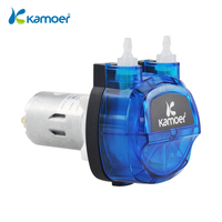 Pompe péristaltique à tuyau Kamoer KHM 12V 24V DC à moteur à balais ou sans balais 300 ml/min 400 ml 500 ml pour transfert d'acide médical