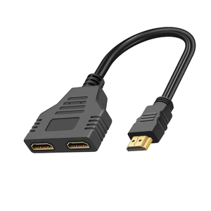 Mạ vàng cho cáp chia tín hiệu 1 <span class=keywords><strong>2</strong></span> Cáp chuyển đổi HD cho phiên bản 3D 1.4 Bộ chuyển đổi nam kép nữ Phiên bản dây dẫn bằng đồng - Product Image 1