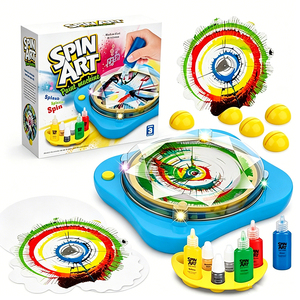 Juego de Pintura Eléctrica DIY para Niños con Luz y Música, Herramienta de Pintura en Espiral, Juguete Educativo de Arte y Manualidades para Regalo - Product Image 1