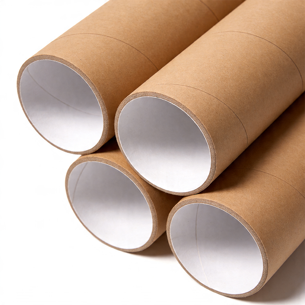 Wholesale Packaging Paper Tube Eco-friendly Thickened Wear-resistant Wrapping Paper Tube Reliable Factory