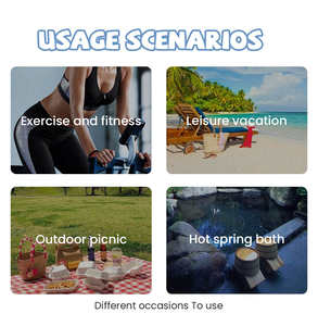 Serviettes de plage imprimées écologiques en gros, série fruits, serviettes de bain d'été à séchage rapide, sans sable, grande taille personnalisée - Product Image 4