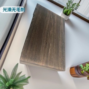 Table basse en bois massif de style japonais, en bois de Paulownia, faite à la main, pour balcon ou fenêtre en baie - Product Image 1