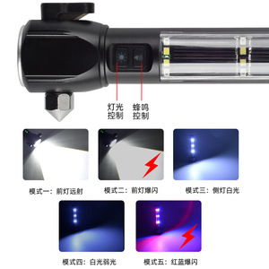 Lampe torche solaire rechargeable Luomen avec batterie 26650, coupe-cordon magnétique, lumière d'urgence, lampe de camping extérieure - Product Image 4