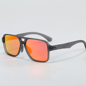 แว่นกันแดดแฟชั่นปี 2026 สไตล์ฤดูร้อน คุณภาพสูง ป้องกันแสงสีฟ้า สีส้มแดง กรอบเต็ม สำหรับทุกเพศ เหมาะสำหรับกิจกรรมกลางแจ้ง - Product Image 1