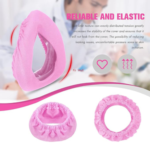 Mascherina CPAP rosa fodera per F20 maschera completa cuscino e copertura, perfetta e Comfort misura riutilizzabile 1pc - Product Image 3