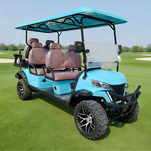 Voiturette de golf électrique 6 places de haute qualité avec sièges confortables, idéale pour l'extérieur, vente en gros au meilleur prix - Product Image 6