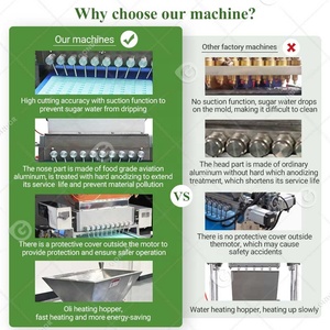 Petite machine manuelle de dépose pour bonbons gélifiés, chocolats et grappes de bonbons en forme de coquille - Vente chaude - Product Image 5