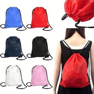Custom 210D 420D Soft Washable Reusable <b>Drawstring</b> Bag for Marathon Sports Football Waterproof Storage <b>Backpack</b> with Solar Panel - Product Image 3