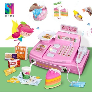 SY Ensemble de jeu de simulation pour <span class=keywords><strong>enfants</strong></span> unisexe Jouets alimentaires <span class=keywords><strong>Caisse</strong></span> <span class=keywords><strong>enregistreuse</strong></span> pour <span class=keywords><strong>enfants</strong></span> Idée cadeau en boîte en plastique - Product Image 2