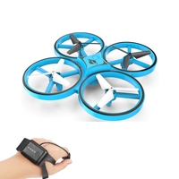 Mini 2.4G 4CH 6 Axes LED drone RC Quadcopter Jouet jaune