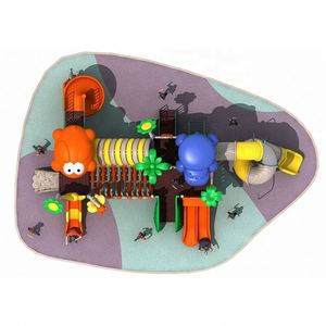 CE European Standard Children Animal Types Outdoor Playground Climbing Nets Park Toys Kids <b>Plastic</b> <b>Slide</b> - Product Image 3