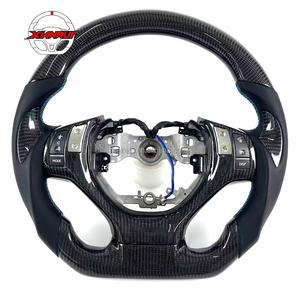 Volante de Fibra de Carbono Personalizado para <span class=keywords><strong>LEXUS</strong></span> GS350 RX450h <span class=keywords><strong>RX</strong></span> <span class=keywords><strong>450h</strong></span> 2013 2014 2015, Accesorios Interiores para Automóviles - Product Image 1
