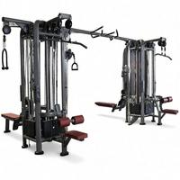 Équipement de musculation commercial de haute qualité, robuste, Jungle 8 stations, unisexe, tout-en-un, croisement de câbles multifonction, poids libre