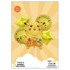 Nouveau ballon en aluminium Poké<span class=keywords><strong>mon</strong></span>, ballon de fête d'anniversaire pour enfants, ballon décoratif de dessin animé - Product Image 6