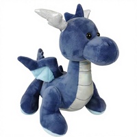 Angles brillants Dragon peluche jouet balançant peluche poupée PP coton remplissage pour cadeau d'anniversaire bébé soulagement du Stress lavé