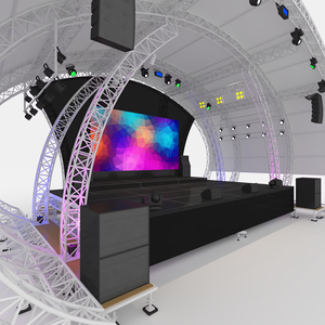 Estructura de Aluminio Circular para Iluminación, Estructura para Eventos al Aire Libre, Estructura para Escenarios de Conciertos/Eventos - Product Image 5