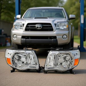 Feux avant à LED pour Tacoma 2005-2011 Côté gauche Blanc Neuf Remplacement 12 V Ajustement OEM - Product Image 2