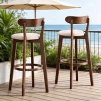 Chaises de bar en cuir de style moderne et luxueux, certifiées CE UE, pour hôtel, café, bar à domicile, utilisation en extérieur - Vente en gros d'usine, haute qualité