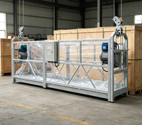 Plateforme suspendue électrique à câble métallique anti-chute pour la construction de bâtiments en hauteur