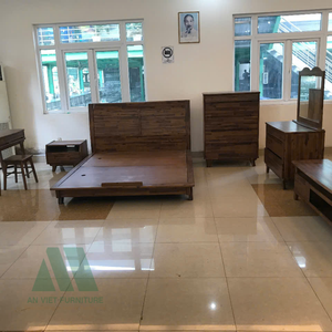Conjuntos de dormitorio de madera modernos de alta calidad Vietnam OEM ODM muebles para el hogar para hoteles armarios aparadores al por mayor fabricados - Product Image 3