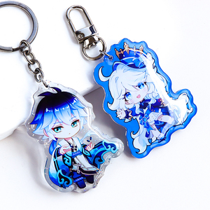 <span class=keywords><strong>Porte</strong></span>-clés en acrylique holographique double face personnalisé pour anime, <span class=keywords><strong>porte</strong></span>-clés en <span class=keywords><strong>résine</strong></span> par sublimation pour clés en plastique – Vente en gros - Product Image 3