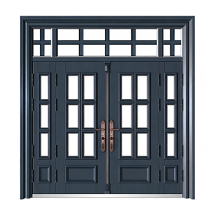 <span class=keywords><strong>Porte</strong></span> d'entrée de villa de luxe en alliage de zinc avec design personnalisé unique, anti-corrosion, couleur or rose, qualité sécurité supérieure - Product Image 5