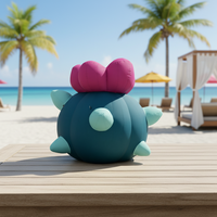 Cactus gonflable de dessin animé pour la décoration des fêtes