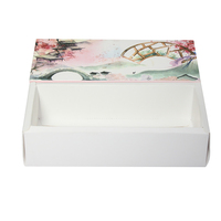 Tiroir en carton de luxe imprimé avec logo personnalisé boîte cadeau coulissante boîte d'emballage pour soins de beauté de la peau emballage de cils personnalisé