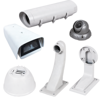 Soportes de Montaje para Cámaras de Seguridad CCTV de Aluminio Fundido a Presión con Recubrimiento en Polvo de Alta Precisión con Tolerancia de 0.05 mm