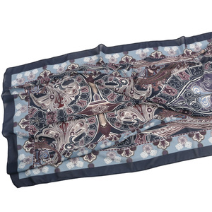 Pañuelo/Velo Elegante de Poliéster Chifón para Mujer, Estilo Malayo, Delgado, Largo, Suave y Transpirable, Estampado Premium, Ideal para Verano - ¡Venta Caliente! - Product Image 6